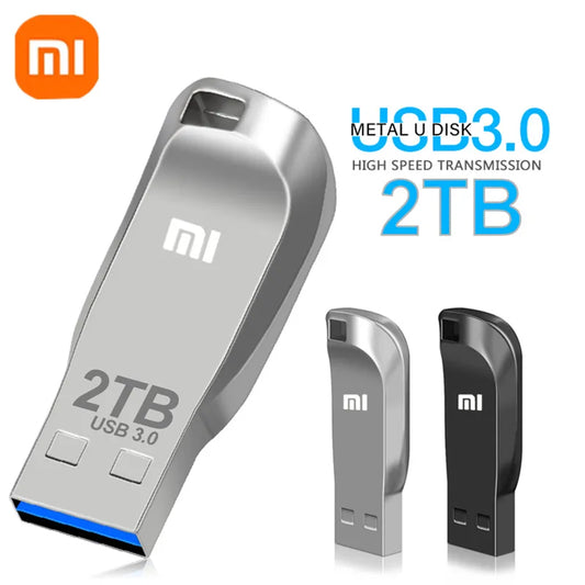 Xiaomi 2TB U Disk USB 3.0 High Speed Flash Drive Large Capacity Pen Drive 1TB Metal SSD Portable For Applicable Computers New